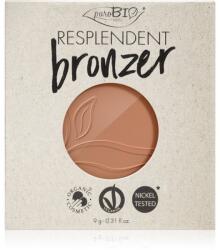 puroBIO Cosmetics Resplendent bronzosító utántöltő árnyalat 05 Warm Brown 9 g