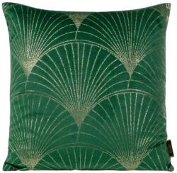 Eurofirany Dekoratív párnahuzat BLINK-21 45x45 Eurofirany sötétzöld/világos arany