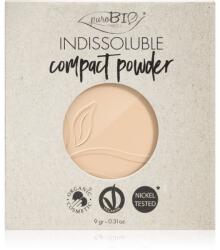 puroBIO Cosmetics Indissouble kompakt púder utántöltő árnyalat T01 9 g