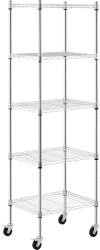 Royal Catering Fémpolc - 60 x 45 x 190 cm - 50 kg - 4 kerék - Royal Catering (RCMR-1800P50)