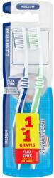 Aquafresh Clean&Flex duopack fogkefe, közepesen erős sörtékkel