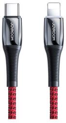 JOYROOM k2 adatkábel, type-c - lightning, 2.4a, 20w, pd gyorstöltő, 120cm, piros (S-1224K2 RED)
