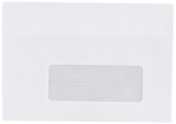 BLUERING Boríték LC/6 öntapadó bélésnyomott jobb ablakos 35x90mm 114x162mm J28A20 Bluering® fehér (BORLC6JA35X90OT) - emag