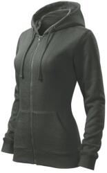 MALFINI Női pulóver, Trendy Zipper 411, Malfini Grey XL