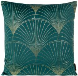 Eurofirany Dekoratív párnahuzat BLINK-21 45x45 Eurofirany sötét türkiz/világos arany (388634)