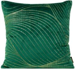 Eurofirany Blink18 bársony párnahuzat Sötétzöld/világos arany 45x45 cm (388535)