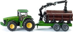 SIKU FARMER tractor with forest trailer, model vehicle (10195400003) Figurina