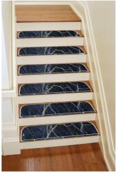 Oyo Concept Trendz Oyo Concept lépcsőszőnyeg készlet 30x70 cm, poliészter, ragasztós rögzítési pontokkal, sötétszürke, 4db