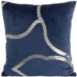 Eurofirany Dekoratív párnahuzat BLINK-40 45x45 Eurofirany sötétkék/világos arany