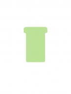 Djois T-cards, din hartie, 100buc/set, format 2 - (85 x 48mm, top 60mm) - verde (DJ-2554825000)