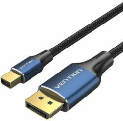 Vention Cablu video Vention Mini DisplayPort Male - DisplayPort Male, 2 m, Negru/Albastru (HCFLH)