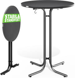 Deuba Masa de bar plianta Ø70 cm - antracit