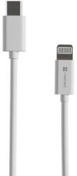 NATEC Prati Lightning / iPhone -> MFI USB-C kábel 2m fehér (KKNCKKBU00L0)