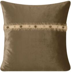 Eurofirany Díszpárnahuzat, TIANA 45x45, Világosbarna (222838)