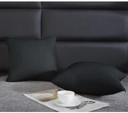 Spod Igły i Nitki Párnahuzat, Spod Igly i Nitki, pamutszatén, 40x60cm, fekete, 100% pamut (3952)