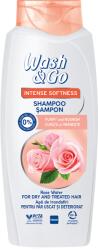 Wash&Go sampon, Száraz hajra, Rózsavízzel , 675ml