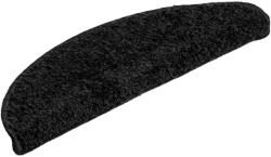 vidaXL 30 db fekete lépcsőszőnyeg 56x17x3 cm 3365800 (3365800)