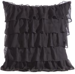 Eurofirany Dekoratív párnahuzat DAISY 45x45 Eurofirany fekete fodrokkal