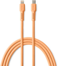 Colorum CK12-CL-14 Type-C - Lightning Kábel 2.4A 1.8m - Barackszín - fizz