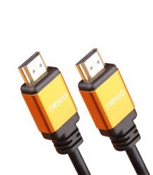 NEXIO Cablu HDMI tata-tata Nexio Ultra High Speed Ethernet NX-VN-HD50-2M, 8K/60Hz, contacte aurite, carcasa metalica, V2.1, 2 m, negru (NX-VN-HD50-2M)