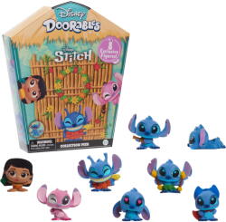 Just Play Disney Doorables Stitch Collectible Figures Box with 8 Exclusive Figures, Toy Figure (44702) Figurina