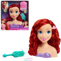 Just Play Disney Princess - Ariel Styling Head, Make-up and Hairdressing Head (87046) Figurina