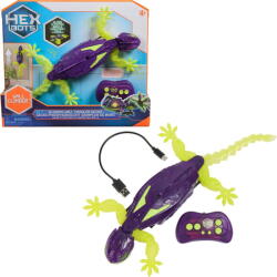 Spin Master Spin Master Hex Bots - Wall-Flying Gecko Glow in the Dark, Toy Figure (6075451) Figurina