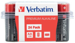 Verbatim ALKALINE BATTERY AA 24 PACK (BOX) (49505) - gtcomputers