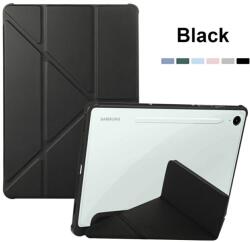 DRO Tok Álló, Bőr Hatású (Aktív Flip, Oldalra Nyíló, Trifold, Asztali Tartó) Piros Samsung Galaxy Tab A 10.1 Wifi (2016) Sm-T580, Samsung Galaxy Tab A 10.1 Lte (2016) Sm-T585