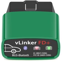 Vgate vLinker FD+ OBD II автодиагностика за Ford/Mazda, Bluetooth 4.0, FORScan Lite (vLinker FD+ 4.0)