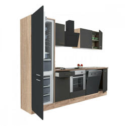  Yorki 280 konyhabútor alsó sütős, alulfagyasztós hűtős kivitelben