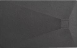 Rea Magnum cădiță de duș dreptunghiulară 100x80 cm negru REA-K3907 (REAK3907)