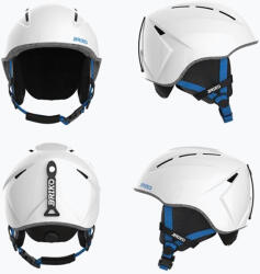 Briko Детска скиорска каска Briko Makalu Jr shiny white/lochmara blue