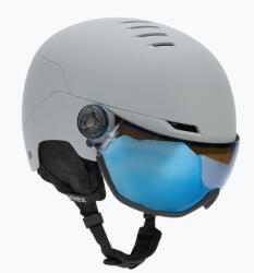 uvex Cască de schi UVEX Wanted Visor rhino matt/mirror blue/smoke