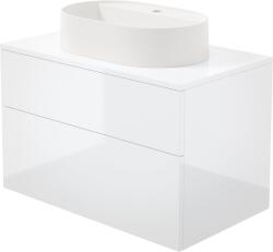 Deante Prizma lavoar cu dulap și blat 80 cm alb SD6B8SAU6B (SD6B8SAU6B)