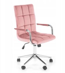 Halmar Irodai szék rózsaszín forgószék íróasztalhoz velúr állítható Gonzo 4 (V-CH-GONZO 4-FOT-RÓŻOWY)