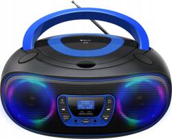 Denver Electronics TDB-212BU hordozható rádió Fm/dab+, Bluetooth, CD, Usb, kék (TDB-212BU)