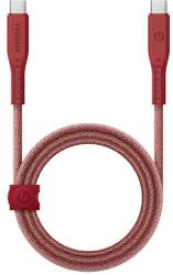 Energea Kabel Flow USB-C-USB-C 1.5 m Piros 240W 5A PD Gyorstöltés
