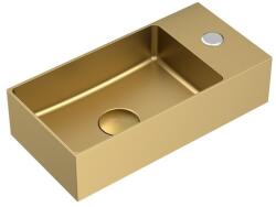 SAT Mosogató SAT Aurum kiöntővel 36x18 cm arany vágott SATAUR3618BG (BB-9806-BG)