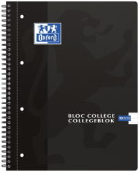 OXFORD Caiet cu spirala A5+, OXFORD School Collegeblock, 80 file-90g/mp, Scribzee, liniat stanga-dictando-n (OX-400155715)
