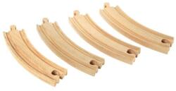 BRIO Sine curbe lungi, 170 mm, 4 buc (OLP102233342) Trenulet