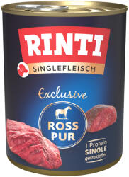 RINTI 24x800g RINTI Singlefleisch Exclusive ló pur nedves kutyatáp