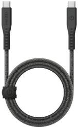 Energea Kabel Flow USB-C-USB-C 1.5 m Fekete 240W 5A PD Gyorstöltés