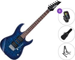 Ibanez GRX70QA-TBB SET Transparent Blue Burst Elektromos gitár