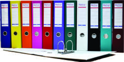 Optima Biblioraft A4, plastifiat PP/paper, margine metalica, 50 mm, Optima Basic - violet (OP-50005011) - pcone