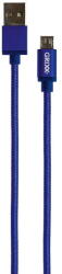 Grixx Cablu date GRIXX - Micro USB to USB, impletit, lungime 1m - albastru (GRCAMUSBFBL01) - pcone