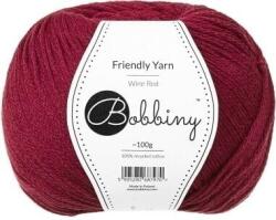 Bobbiny Friendly Yarn Wine Red Kötőfonal (FY-014)