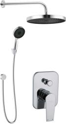 kielle Harmonia - Zuhanyszett rejtett csapteleppel, 2 készülékhez, tartozékokkal és testtel, króm 20623SP40 (20623SP40)