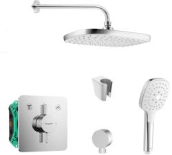 SANITINO - Zuhanyszett csapteleppel és Hansgrohe rejtett testtel, kielle kiegészítőkkel, króm SANI21HKK006 (SANI21HKK006)