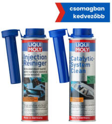 LIQUI MOLY Injektor tisztító adalék 300ml + Katalizátor tisztító tankba 300ml
